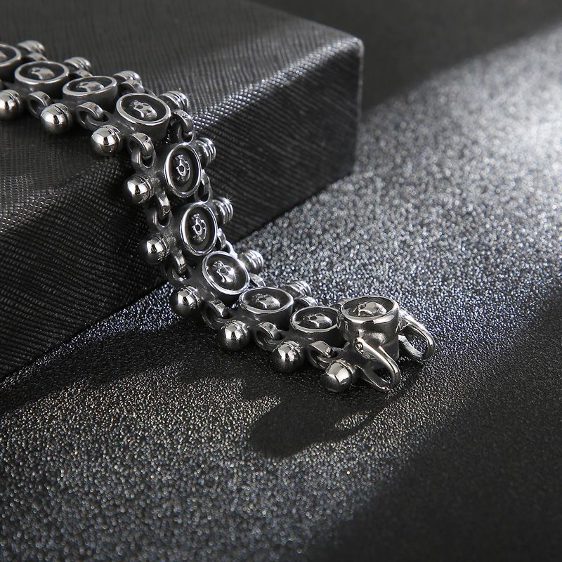 Streetwear Brand Jewelry - ​ Nowość: Męska bransoletka z czaszką