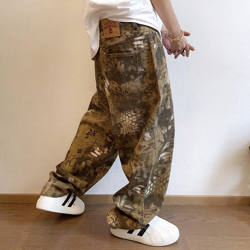 Nowe męskie eleganckie dżinsy  – Streetwear Brand Popular recenzja i cena