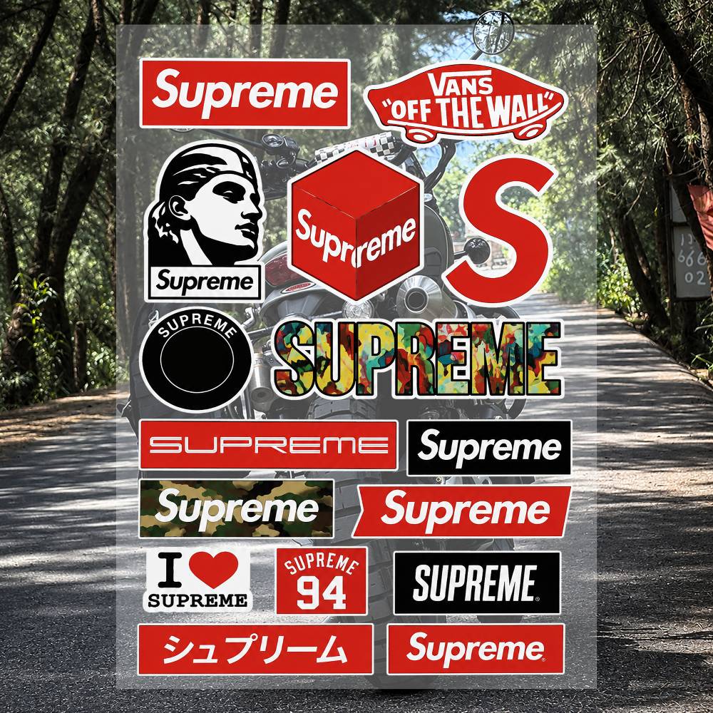 Zestaw naklejek marki A-s-supr – Supreme Brand Streetwear recenzja i cena